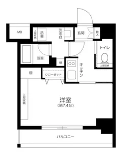 ブライズ清澄白河【2階】の間取り