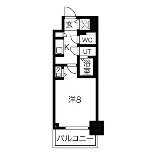 CREST TAPP新栄【7階】の間取り