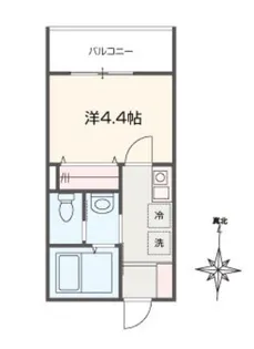 MELLAS新秋津【2階】の間取り