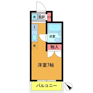 渋谷マンション【1階】の間取り