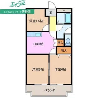 クォリティーメゾンA棟【2階】の間取り