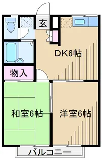 エステートピアモルツ【2階】の間取り
