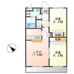 tiede【1階】の間取り