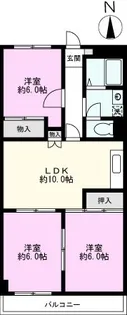第2千代田マンション【3階】の間取り