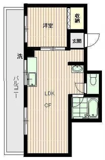 マンション板橋【2階】の間取り