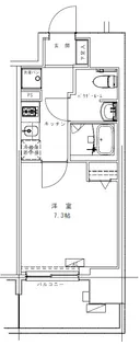 GENOVIA浅草VII【6階】の間取り