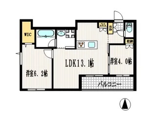 OID Terrace【3階】の間取り