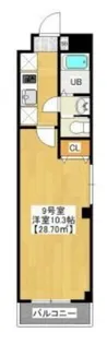 レスパス南花園【2階】の間取り