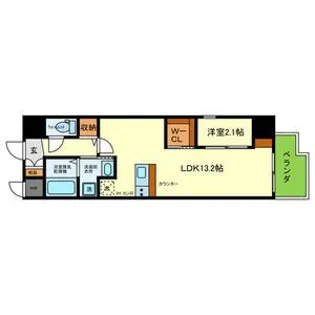 ONLYONE池田新町【8階】の間取り