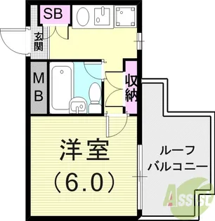 ル・シェルンパートII【4階】の間取り
