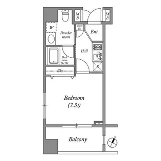 アーデン町田【7階】の間取り
