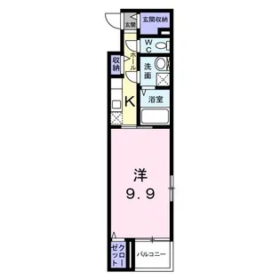 フルール アベニュー【3階】の間取り