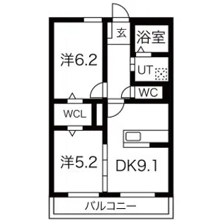 ソーヴィニヨン・ハート【2階】の間取り