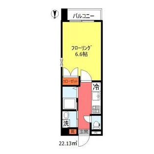 ピュア蒲田【6階】の間取り