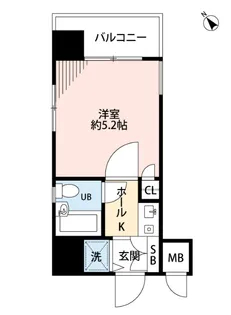ダイナコート大博通り【10階】の間取り