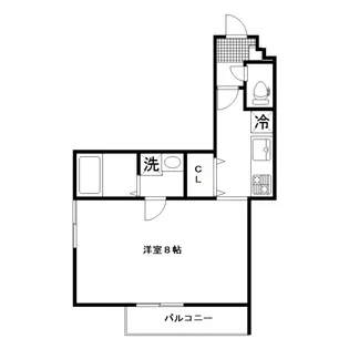 TheAmberFumizono【1階】の間取り