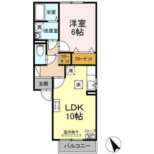 ファーストライフ BC【1階】の間取り