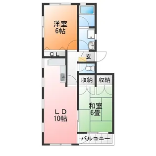 シャンティモア【1階】の間取り