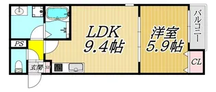 RITZ COURT塚口【2階】の間取り