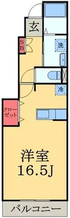 メゾングラース【1階】の間取り