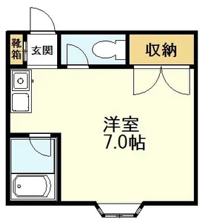 ひらきだハイツ【2階】の間取り