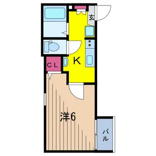 AL SOLE KAMEARI【2階】の間取り