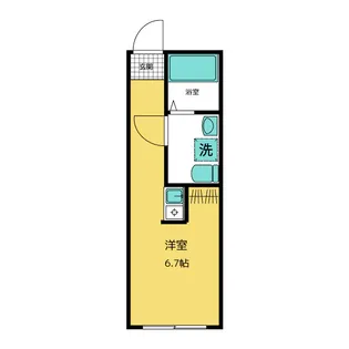 浜町BASE【2階】の間取り