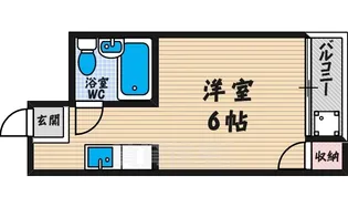 カツタビルディング5号館【2階】の間取り