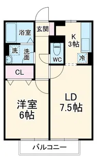 ボナールプレジオ石井【2階】の間取り