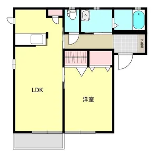 ティアラ【1階】の間取り