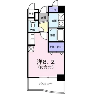 コートライブリーN【1階】の間取り