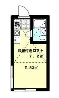 ラサ国分寺A号館【1階】の間取り
