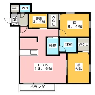 Aires uno【2階】の間取り