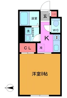 ブランハイツ【2階】の間取り