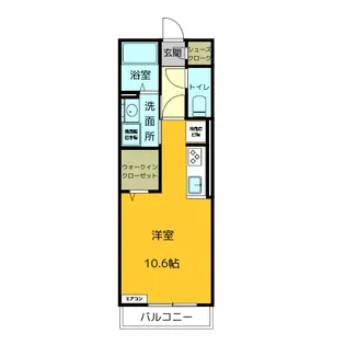 サンハイム津島【1階】の間取り