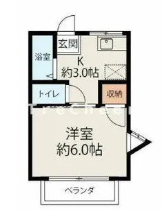 メゾンフジ【1階】の間取り