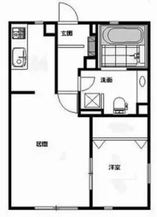 ヴォートル・メゾンC棟【1階】の間取り