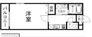 アメリア和多田【1階】の間取り