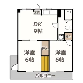 ミツダコーポ【5階】の間取り