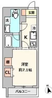 ABODE東浅草【5階】の間取り