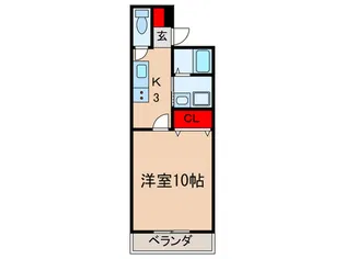 BloomCourt【4階】の間取り