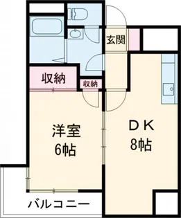 コスモシティ今泉【5階】の間取り