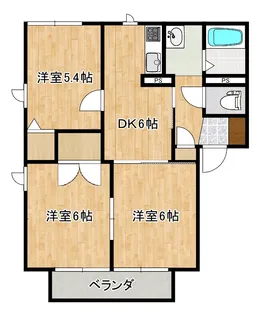 ハイツエクセレンスA【1階】の間取り