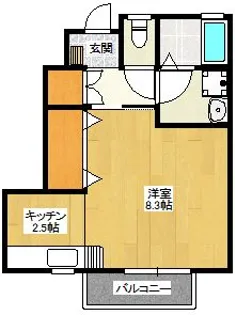 メゾン手倉田【1階】の間取り