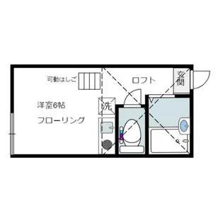 ミーティア横浜西【2階】の間取り