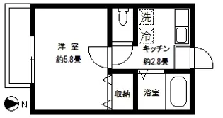 グリーンヒル弐番館【1階】の間取り