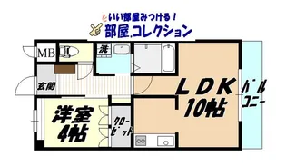 COUNTRY HOUSE YOSHIHO【1階】の間取り