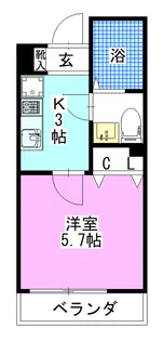 BeR津田沼【2階】の間取り