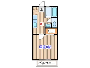 けやき館 B棟【2階】の間取り
