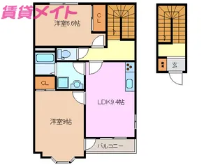 ポラリス【2階】の間取り